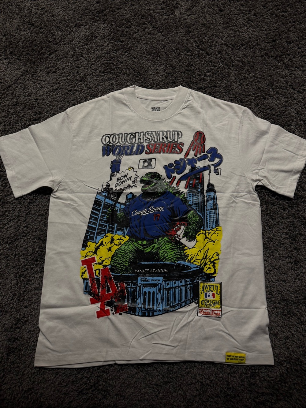 Cough Syrup World Series Graphic Tee - White